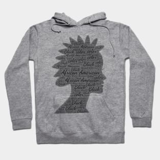 African American Girl USA Hoodie